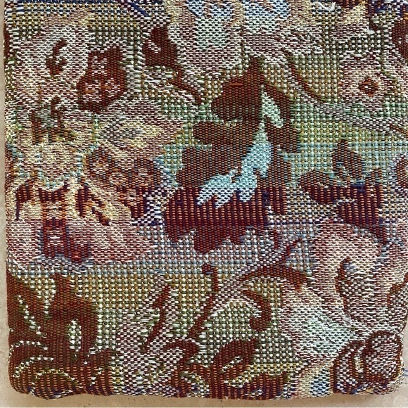 Tibor Handbags California Vintage Floral Tapestry Bohemian Foldover Clutch - Picture 6 of 15